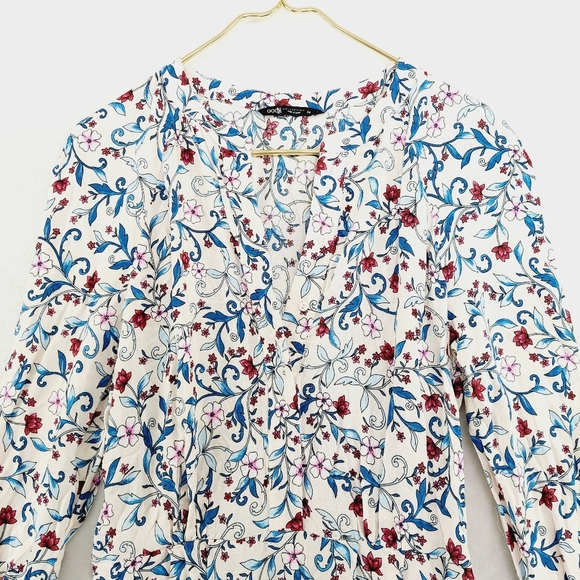 Oodji Collection Women's Belted Viscose In Flowing Fabric Dress P6204 - Picture 3 of 8